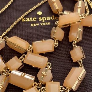 Kate Spade Hot Chip Long Necklace Pink Blush